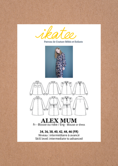 Ikatee - Alex blouse or dress MUM 34-46