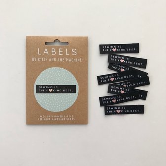 KYLIE & THE MACHINE - SEWING IS THE FUCKING BEST 8 labels 