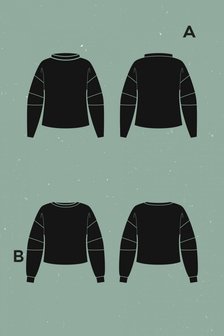 Deer&Doe Patterns - Neige Sweatshirt  
