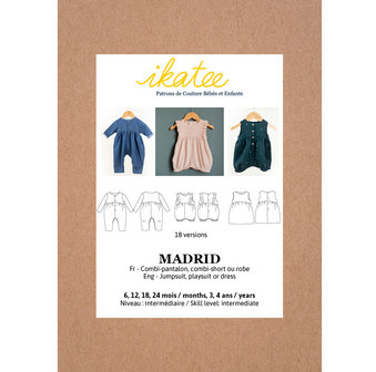 Ikatee - MADRID jumpsuit / playsuit - Baby 6M/4Y  €16 p/s