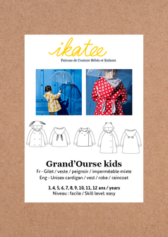 Ikatee - Grand'ourse Cardigan - Kids 3/ 12 jaar