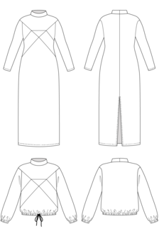 NAMED -Gemma Maxi Dress & Sweatshirt 