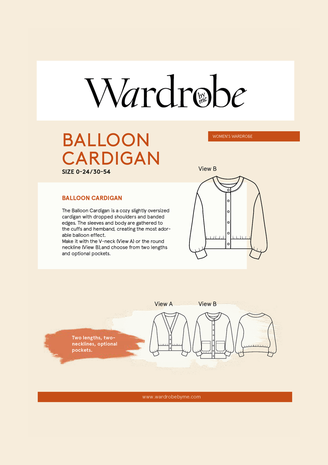 Wardrobe by Me - Balloon Cardigan 