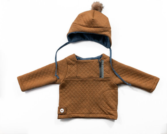 Ikatee - Hugo sweatshirt + hat 1m -4y €16 p/s