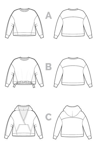 Closet Core Patterns - Mile End Sweatshirt