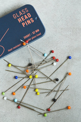 SEWPLY - Glass head pins 32mm