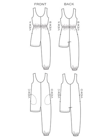 True Bias - Nova Jumpsuit size 14-30 
