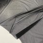 Recycled Mesh/Tule STRETCH ROICA&trade; BLACK