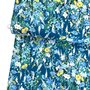 COUPON 130 CM Kokka Japan - Flowny - Blue wild flower COTTON LAWN