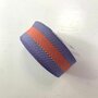 Tassenband Herringbone Lavender, red, light grey 40mm 