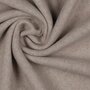 Verhees  - Taupe Melange Katoen Fleece GOTS