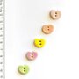 Pastel Hearts knopen - 17mm - handmade