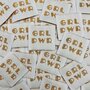 L&#039;Etiquette Home Couture - GIRL POWER - woven labels