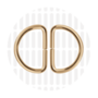 Zipperzoo D-ring Gold 32mm