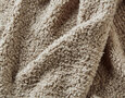 COUPON 65 CM Teddy 100% biokatoen LIGHT BROWN  WASHED