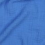 Verhees GOTS - Royal Blue - Double Gauze/hydrofiel 