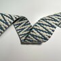 Tassenband Aztec Ecru - Raf blue 40mm