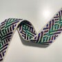 Tassenband Day For Night: Natural - Purple - Aubergine - Emerald 40mm 