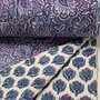 Ansje LIMITED - Indian Shadow Blue Flower - Quilt Indian Cotton 