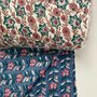 Ansje LIMITED - Campanula &amp; Marguerites Flowers - Quilt Indian Cotton