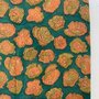 Petrol Poppy - Indiase Blokprint Katoen