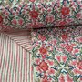 Ansje LIMITED - Red Pink Indian Garden - Quilt Indian Cotton