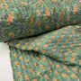 Ansje LIMITED - Green Yellow Dancing Flowers - Quilt Indian Cotton
