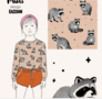 Mieli Design - Raccoon - FRENCH TERRY (organic)