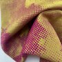 TOPTEX - Ochre Fuchsia Jacquard Punkte Stretch