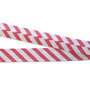 Biaisband  Striped Bittersweet 20mm  (GOTS)