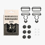 KYLIE &amp; THE MACHINE - Dungarees Hardware Kit - MATTE BLACK