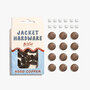 KYLIE &amp; THE MACHINE - Jacket Hardware Kit - AGED COPPER