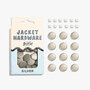 KYLIE &amp; THE MACHINE - Jacket Hardware Kit - SILVER