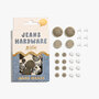 KYLIE &amp; THE MACHINE - Jeans Hardware Kit - AGED BRASS