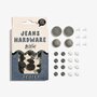 KYLIE &amp; THE MACHINE - Jeans Hardware Kit - PEWTER