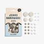 KYLIE &amp; THE MACHINE - Jeans Hardware Kit - SILVER