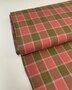 TOPTEX Pink Olive Check FLANEL KATOEN 