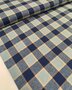 TOPTEX Blue Mint Check  FLANEL KATOEN 