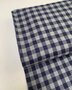 TOPTEX Marine/Grey Check FLANEL KATOEN 