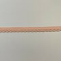 COUPON 180cm Picot elastiek - 10mm - Licht roze