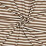 Verhees - Rib Yarn Dyed Stripes CINNAMON - Jersey 