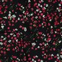 VERHEES - Digital flowers - Black  Lenzing Ecovero
