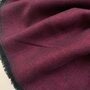 DEADSTOCK Herringbone Aubergine COTTON