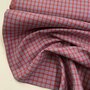 DEADSTOCK Classic Red Blue Squared COTTON