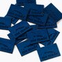 Little Rosy Cheeks - Me Made Blue Star Blue Velvet - Labels