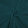 COUPON 45 CM Fabrilogy - Petrol Katoen Fleece GOTS