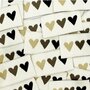 L&#039;Etiquette Home Couture - Hearts Brown - woven labels