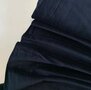 COUPON 25 CM C. Pauli - Navy Blue Nicky Velours GOTS