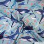 COUPON 140cm Katia - Magic Seaworld POPLIN KATOEN