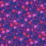 Verhees - Fuchsia Blue flowers LENZING&trade; ECOVERO&trade; VISCOSE